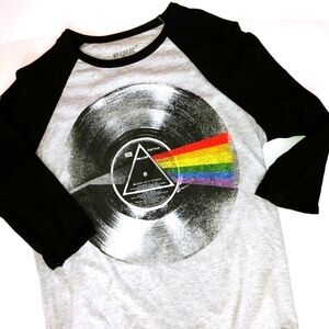 Pink Floyd Dark Side of the Moon Baseball Jersey M